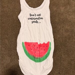 Motherhood White Maternity Tank Top